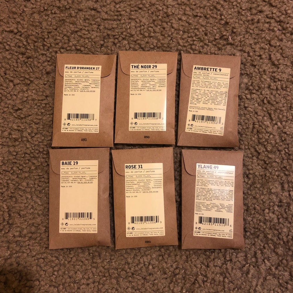 Le Labo samples